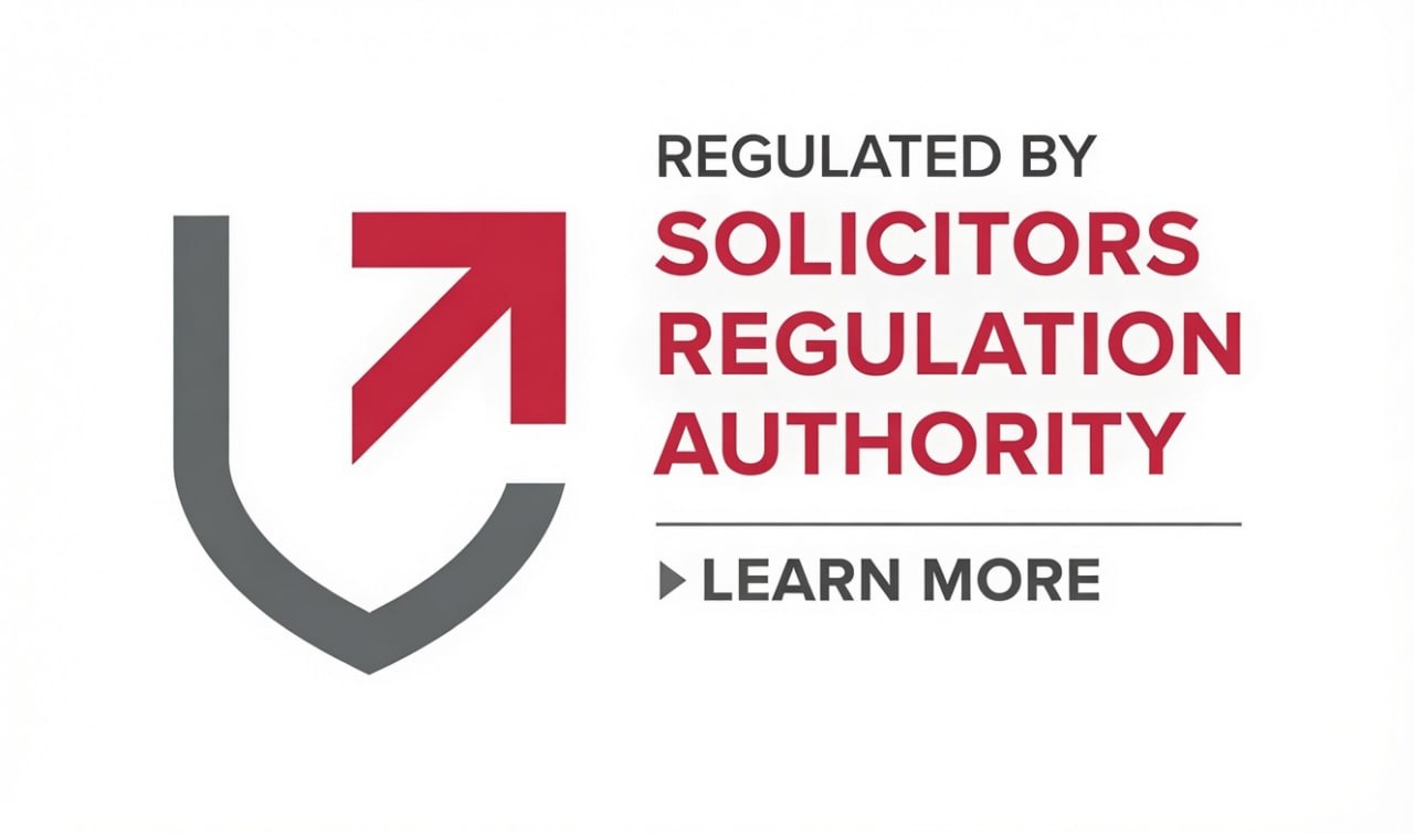 Regulated by Solicitors Regulation Authority